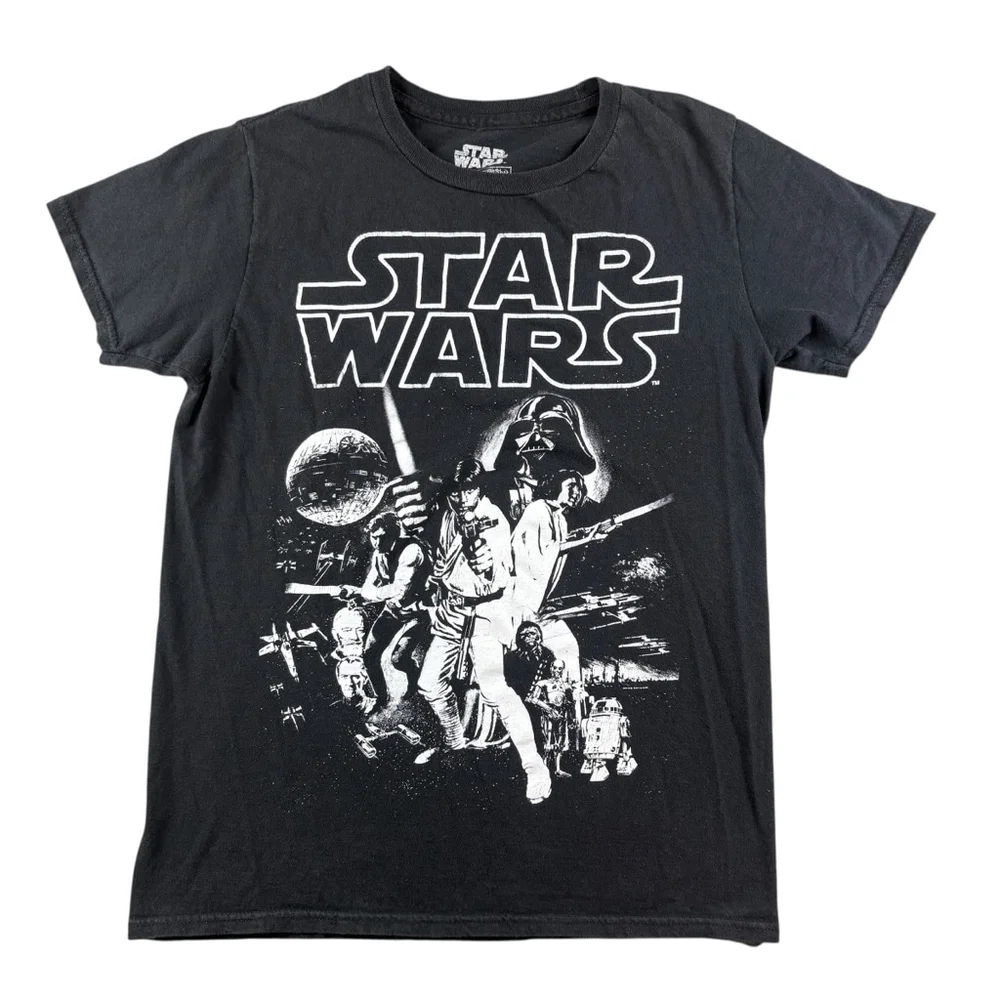 Star Wars Black and White Graphic Tee - Picture 1 of 7